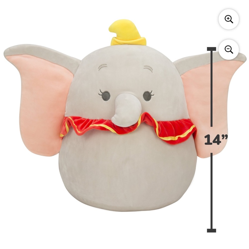 14” Disney dumbo squishmallow.